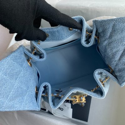 25Bag 小號丹寧 Hobo 手袋