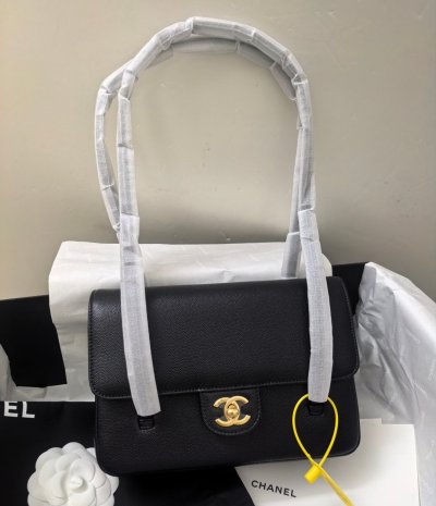 26P Preppy Coco 單肩小號黑色