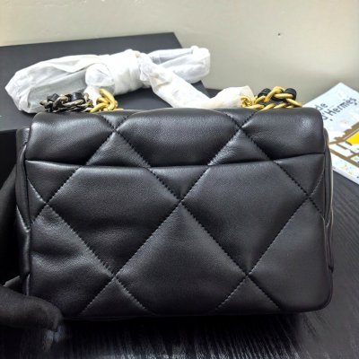 19Bag 山羊皮小號黑金