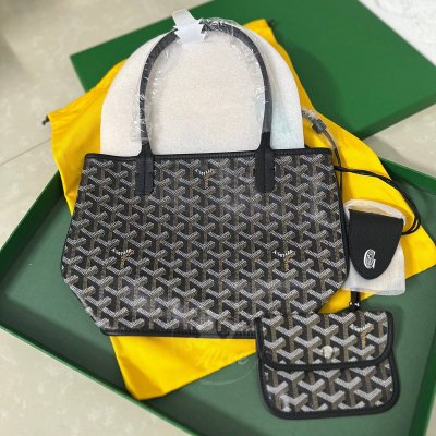 Anjou Mini Tote雙面購物袋黑色